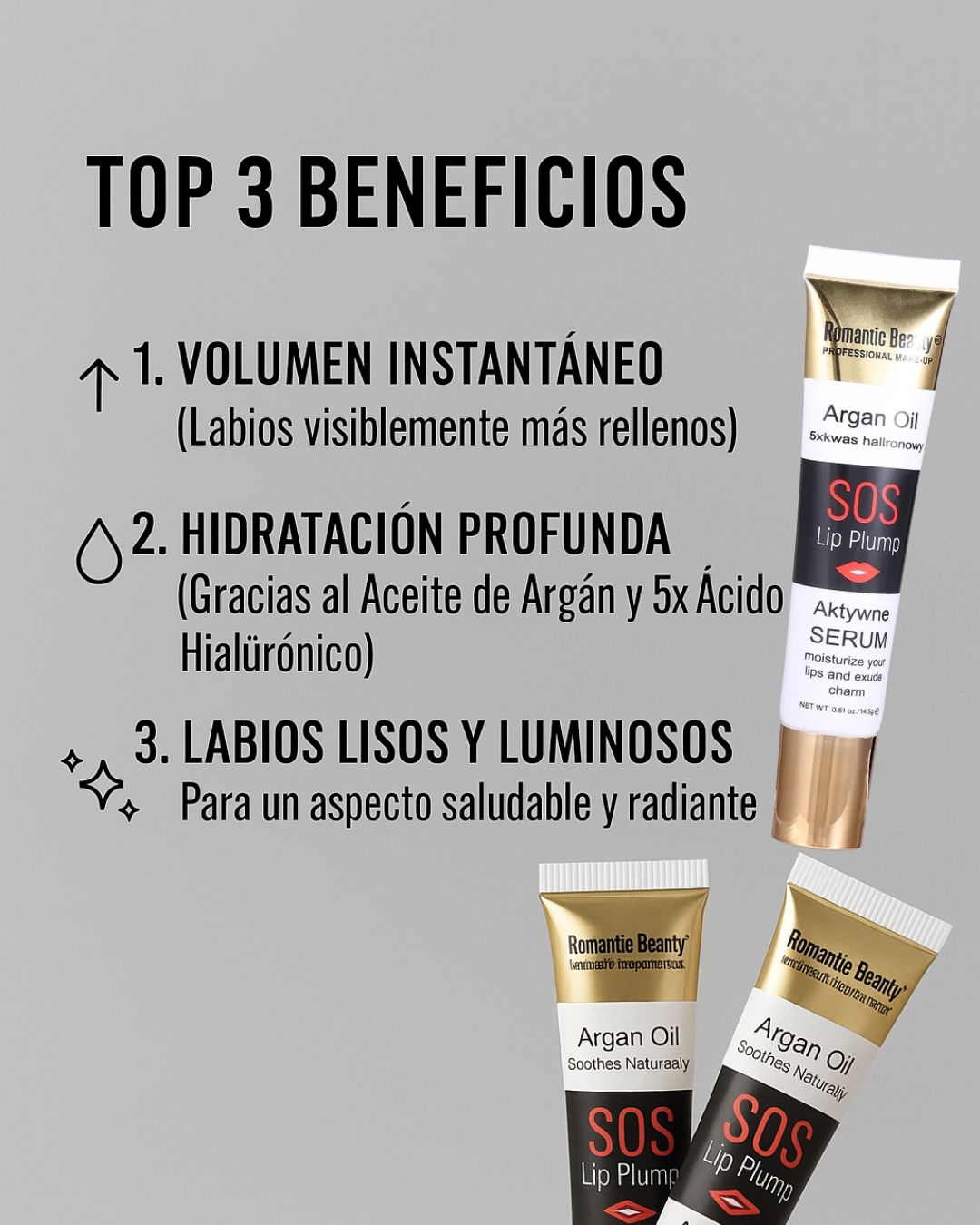 Pack X2 Labial Engrosador Y Voluminizado