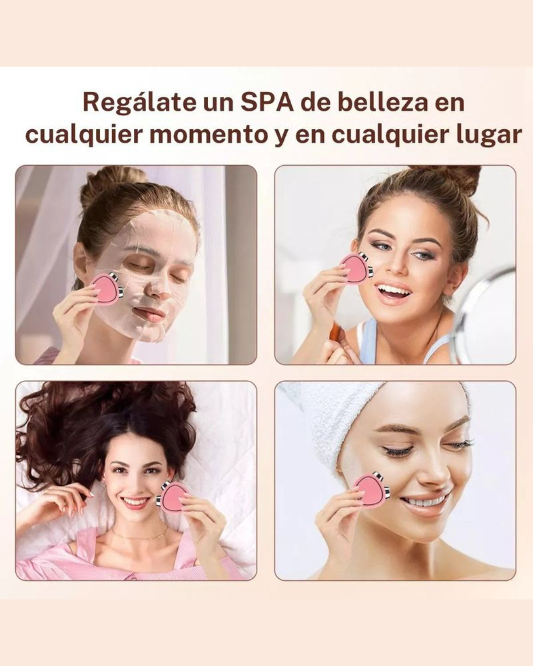 Masajeador Facial de Microcorrientes — Lifting y Glow en Minutos